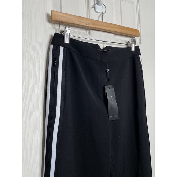 NEW BCBG MAXAZRIA BLACK COMBO ELTON STRIPED TROUSER RND2G655/B798A SZ XXS - Picture 2 of 10